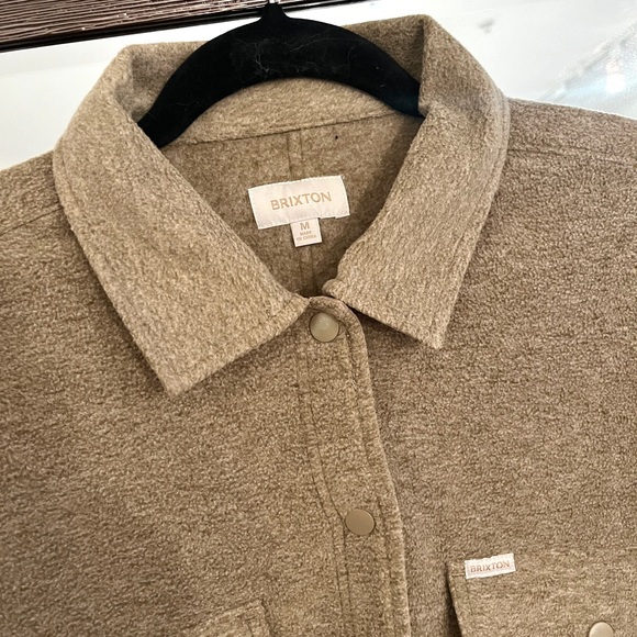 Brixton Unisex Camel Shirt Jacket - Picture 2 of 5